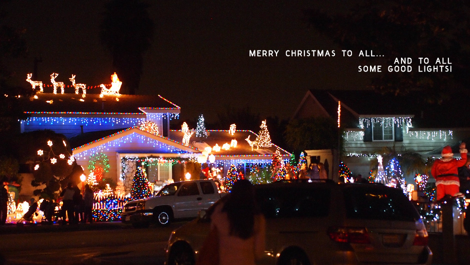 A festival of lights! A little extreme holiday light decorating via happymundane.com