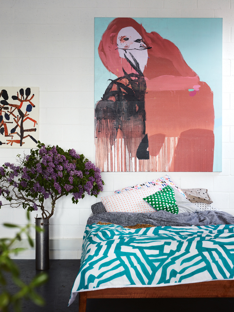 Kirra Jamison house tour in Jan/Feb 2013  InsideOut mag styled by Jason Grant ph: Derek Swalwell via happymundane.com