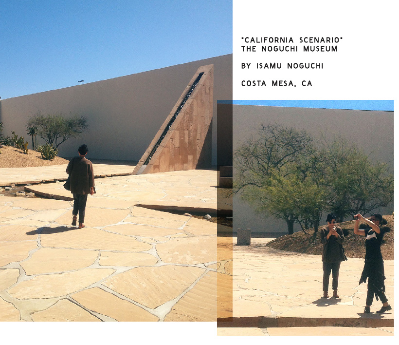 "California Scenario" sculpture park by Isamu Noguchi via happymundane.com