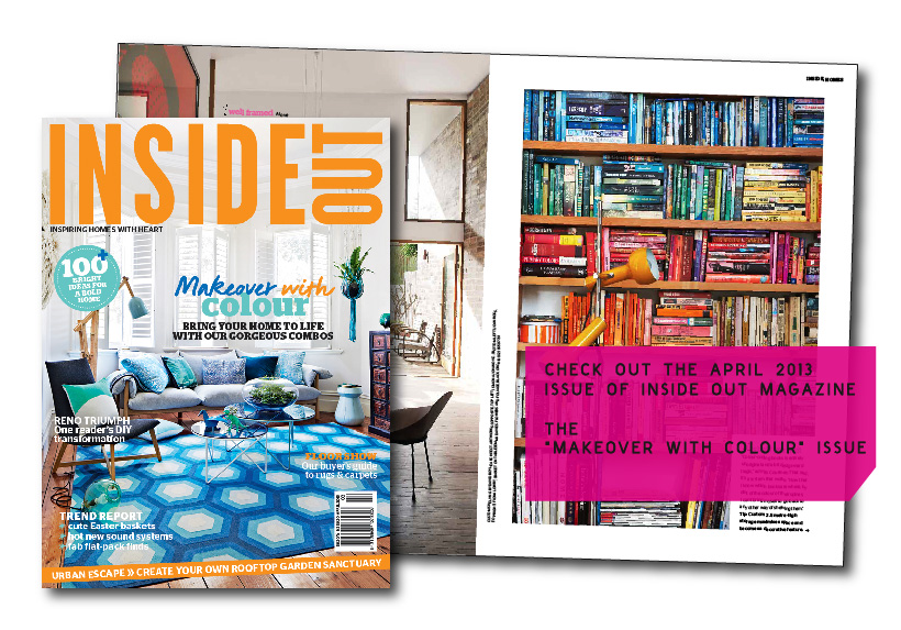 A colorful Sydney home in April 2013 Inside Out Magazine ph: Brigid Arnott Styling by Vanessa Colyer Tay via happymundane.com