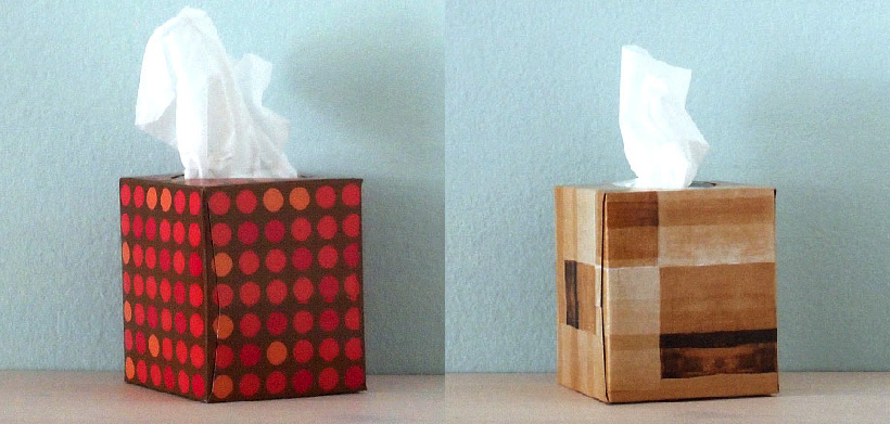 Tissue box graphic roundup SP13 via happymundane.com