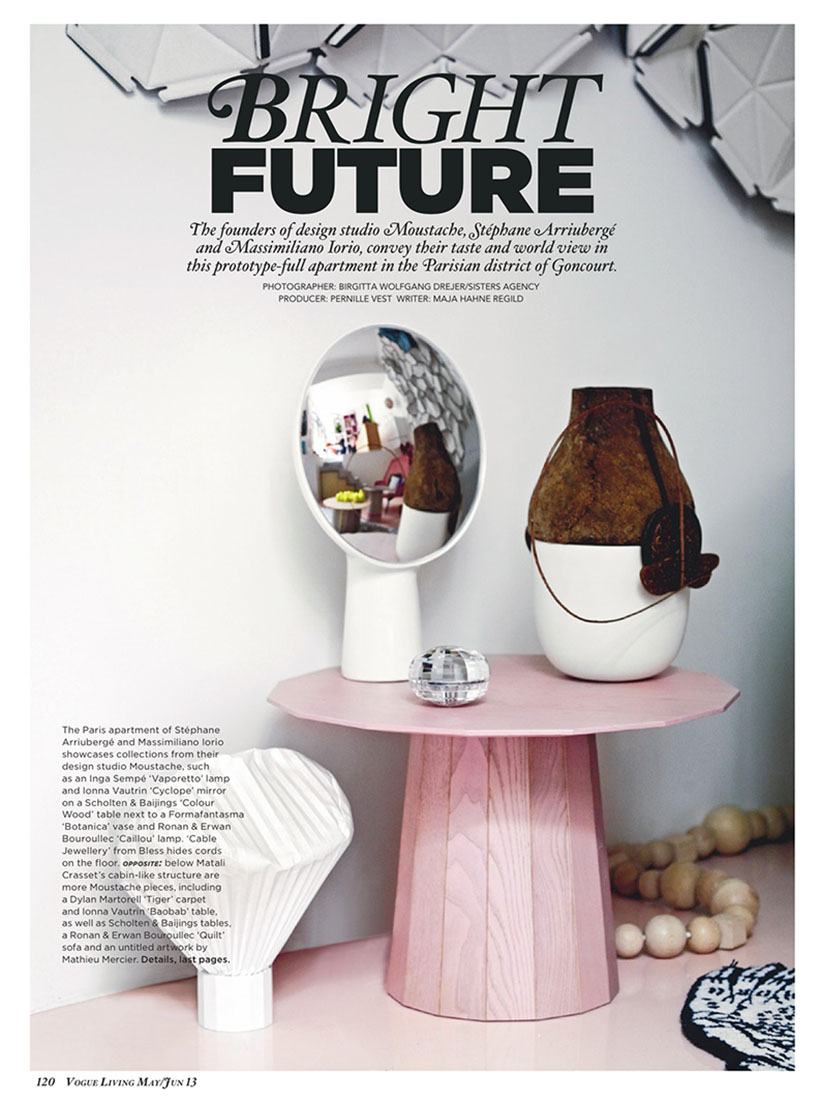 Moustache design studio founders home in Vogue Living May/June '13 via happymundane.com