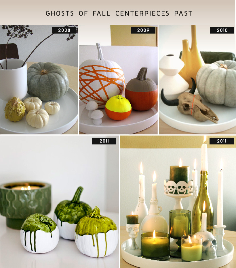 Happy Mundane fall center pieces via happymundane.com