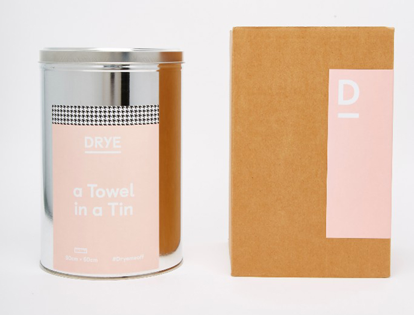 Drye Towel in a Tin via happymundane.com