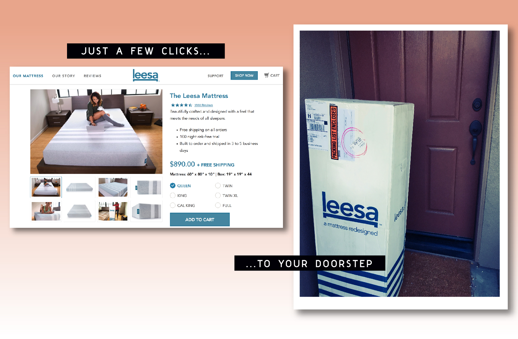 Leesa Mattress via happymundane.com